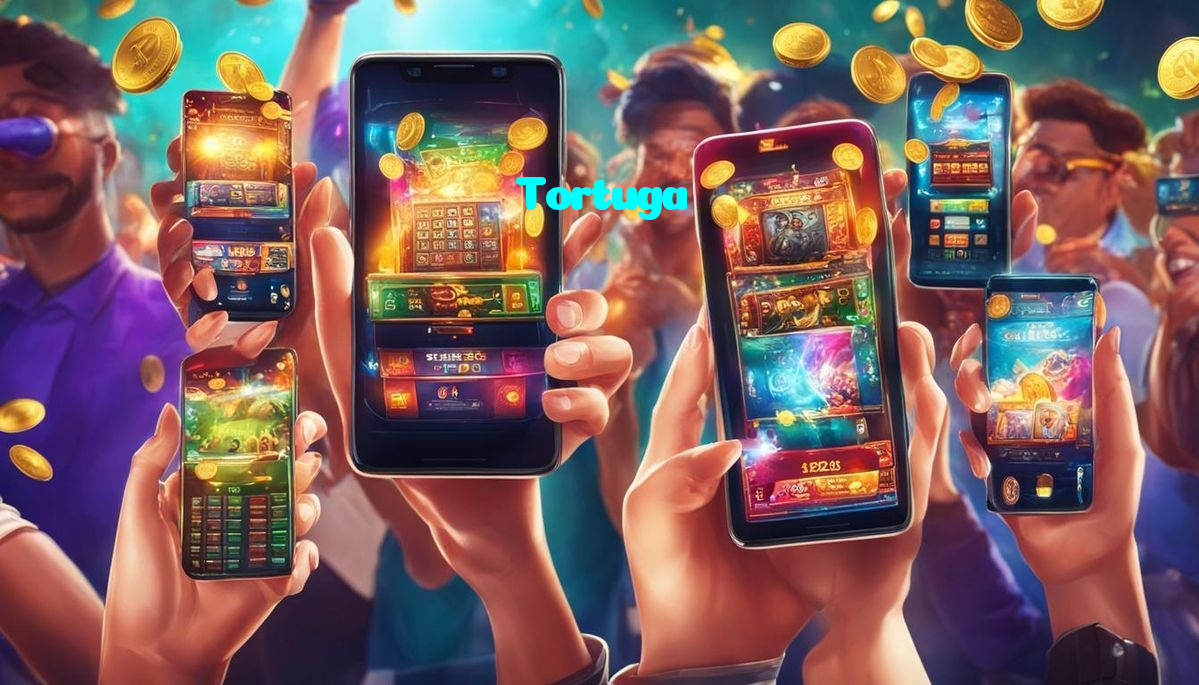 Tortuga casino presented on mobile device in Pakistan with slots and live games